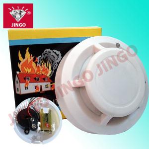 China Fire alarm system photoelectric portable smoke detector 9V battery wholesale