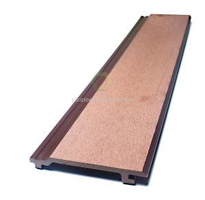 China Eco Friendly 148 X 21 Classic Wall Cladding Traditional Wood Plastic Composite Cladding wholesale