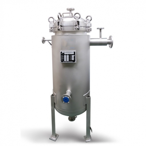 25 Micron Liquid Filtration Stainless Steel Bag Filter Housing 62KG Weight for Automotive Manufacturing