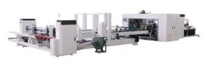 China Carton Folder Gluer Stitching Machine Corrugated Semi Automatic Gluing Machine wholesale