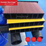 Easy Quick Installation Fishing Cage Net Abrasion Resistance Smooth Surface
