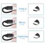 Durable 3 In 1 Multifunctional USB Cable OD 3.5mm