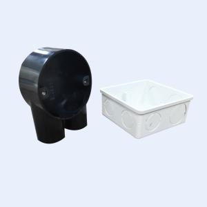 China Zero Halogen 1 Way Junction Box UPVC 20mm For Pvc Conduit Low Smoke wholesale