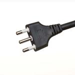 Black 16awg BC01 and 220v 10m Solar Extension Cable IMQ Standard 3 Prong US