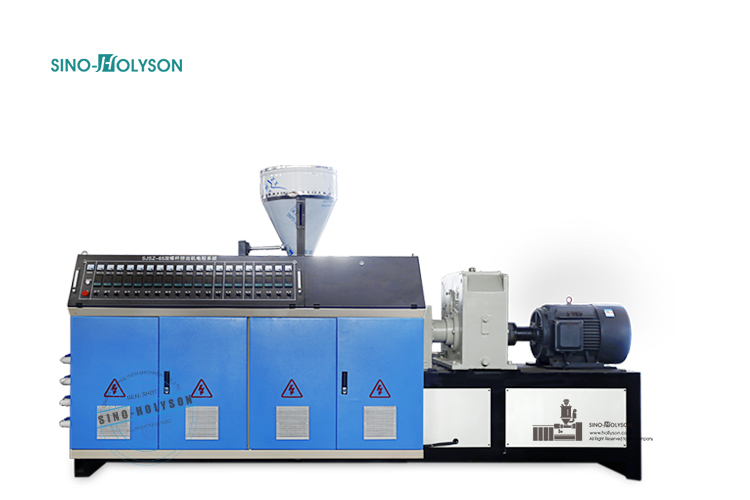 Foam Board Conical Twin Screw Extruder Production Line With 75 Rpm Screw Speed