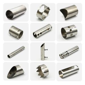 China 0.5mm OEM Laser Cutting Round Tube CNC Tube Stainless Steel Pipe Fabrication wholesale