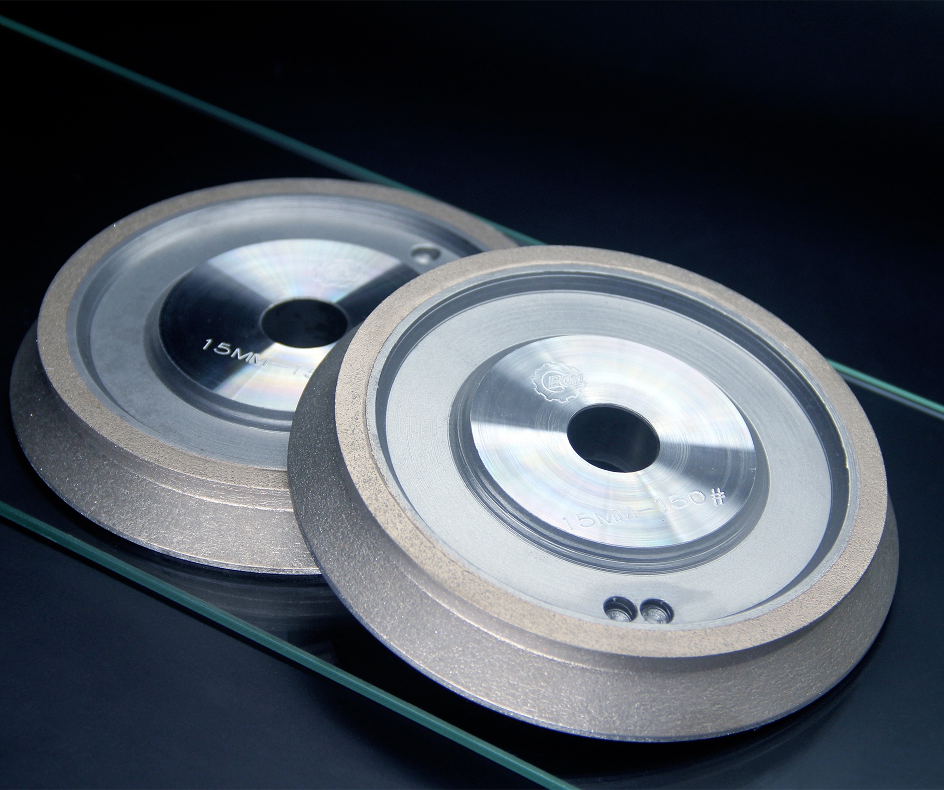 Round Edge 45 Degrees diamond Grinding Wheel For Special Machine Glass Tool
