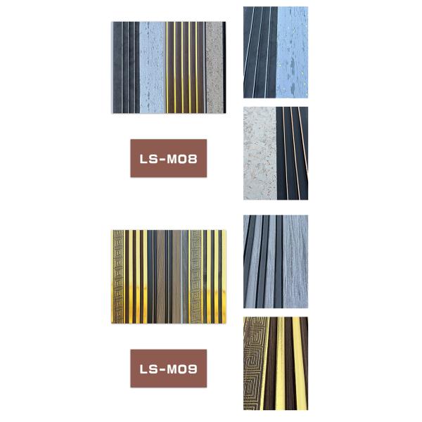 PS Wall Panel Hotel Decor Waterproof WPC Wall Board Polystyrene For Interior Decoration