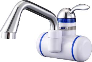 China Brass Tankless Hot Water Tap 220V , IPX4 Electric Instant Water Heating Tap 3000W wholesale