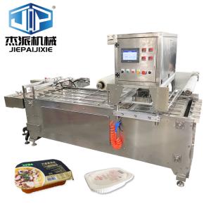 China PP / Aluminum Foil Tray Packaging Automatic Sealing Machine Advanced Technology For Food Distribution Center wholesale