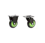 4 Inch Mute Heavy Duty Trolley Cart Wheel Harmless Rubber Material