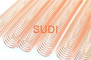 China Rose Gold P5:1 3/8&quot; Metal Spiral Binding Coils wholesale