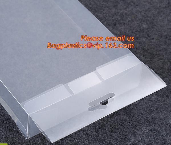 Oem Clear Plastic Soft Crease Folding box for brush packaging, plastic boxes PVC