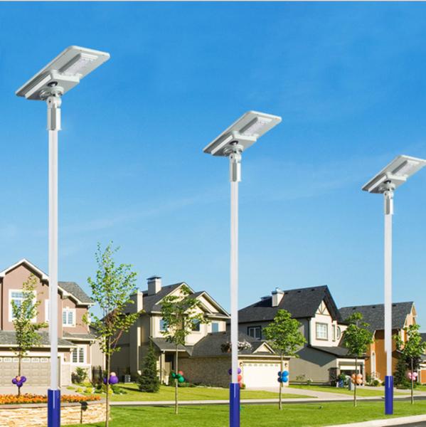 China wholesale street led light solar timing dimming IP65 integrated 60W 80W