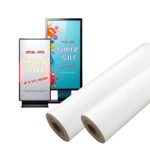 China Factory Sale 210 Micron Inkjet Printing Backlit Matte PET Film Rolls For Light Box/Poster Banner wholesale