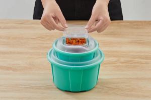 China Wholesale 318-1288ml Disposable Pp Plastic Round Takeaway Soup Bowl Food Container With Lid wholesale
