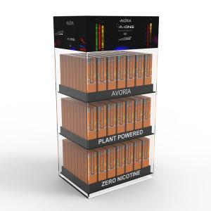 China Customized Essential Oil Display Stand Acrylic Countertop Display Rack With Drawers wholesale