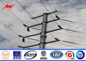 China 12m 800Dan Hot Dip Galvanized Utility Power Poles For Electrical Distribution Line wholesale