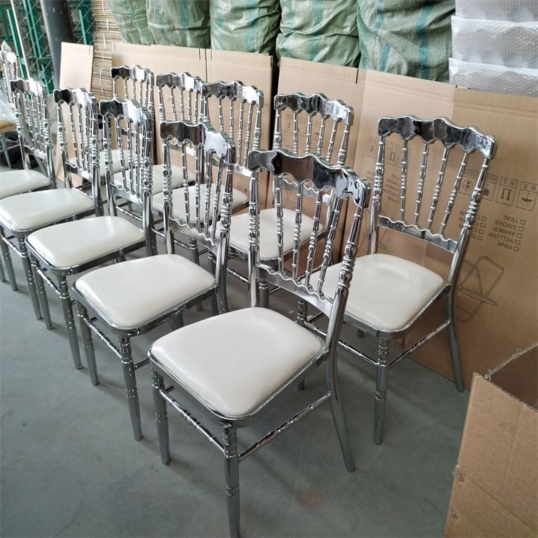 Stacked Napoleon Events Decor Party Chairs Metal Hotel Wedding Party Events Chairs