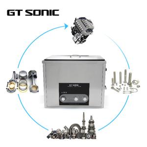 China 20 - 80℃ Heating Manual Ultrasonic Cleaner 2MM SUS304 Tank AC110 - 120V 60Hz wholesale