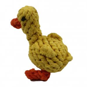 China Indestructible Dog Toys For Aggressive Chewers Rope Flying Duck Squeaky Interactive 14cm wholesale