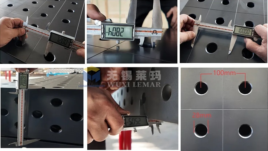 3D Modular D28 Welding Table with 28mm Diameter Reference Holes