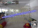 Interesting Clear Inflatable Roller Ball For Sports Entertainment