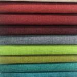 Hometextile Upholstery Linen Sofa Fabric Warp Knitted Custom Modern Style