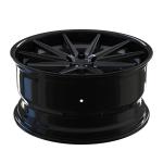Aluminum Alloy 2-PC Forged Rims 22x10.5 22x12 Gloss Black+ Gun Metal Disc