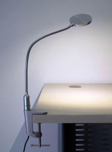 China 100 ~ 240v AV 30, 000 hours Lifespan Led Desk Lamp Clamp With Flexible gooseneck wholesale