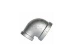 Square Head Beaded Malleable Iron Elbow BS Threaded Pipe Connectors