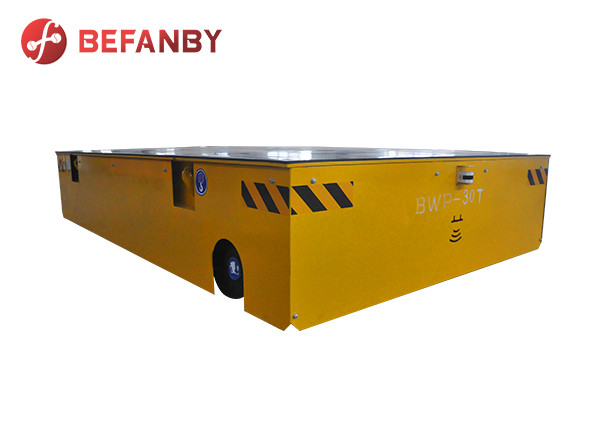 Remote Control Steerable 63t Trackless Transfer Cart For Die Transportation