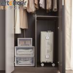 Bedroom Furniture Modern light grey wardrobe Closet Design with Clothes Hanger
