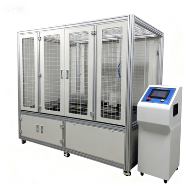 PLC Controlled Ski Slapping Fatigue Testing Machine Ski and Snowboard Impact Durability Tester