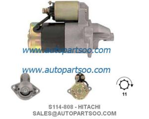 China S114-808 HITACHI 12V 1.2KW 11T STARTER MOTOR S114-808 HITACHI 12V 1.2KW 11T wholesale