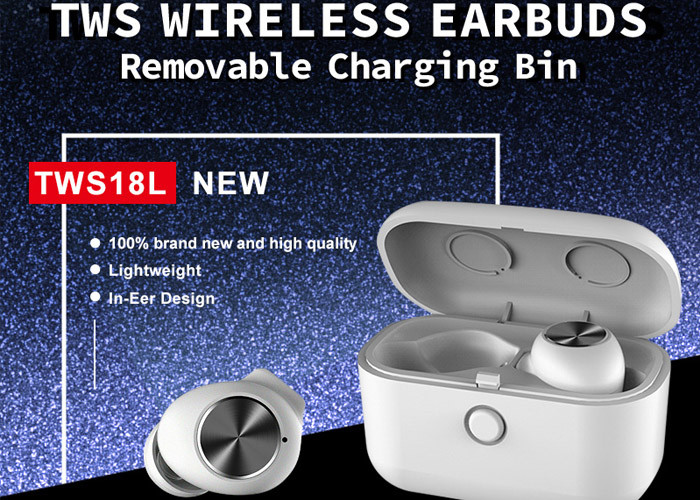Square Case Wireless In Ear Noise Cancelling Earphones With OEM Services