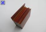 Wooden Grain Transfer Aluminium Window Extrusions For Double Casement Window