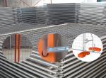 Temporary Portable Metal Fence Panels / Steel Plate Fence 2.2m Width 5mm