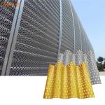 Weather Resistance Corrugated Aluminum Wall Panels / Architectural Metal Tiles
