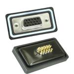 D Sub Connectors for Extreme Temperatures Brass Tin Plated gold Plated Pins IP68