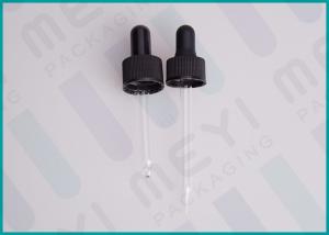 China 20/410 Ribbed PP Plastic Glass Dropper Bottles Caps For Essential Oil Bottles wholesale