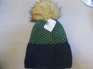 China Fure ball Hat with Acrylic yarn for Ladies Warmer--Fade Fure Hat wholesale