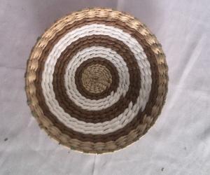 China 2021 new design High quality Wholesale seagrass wicker wall baskets wall plates hanging decor items wholesale