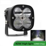 China Factory Auto Led Workligh 40W Off Road Led Driving Work Light For Trucks