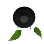 Camping Melamine Round Bowl / Black Bowl 5'' Tasteless Durable