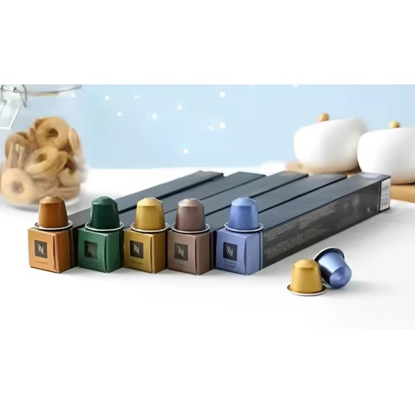 Aluminum Empty Capsules With Aluminum Nespresso Coffee Cup Sealing Machine