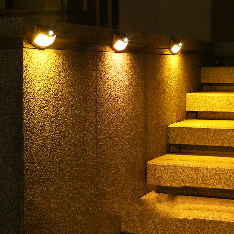 Outdoor Courtyard Waterproof Lighting Led Light Control Solar Wall Light for Garden