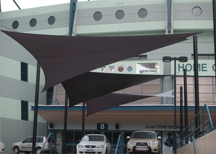 High Density Polyethylene Garden Shade Sail For Patio Driveway Courtyard 160g/m2 - 350g/m2