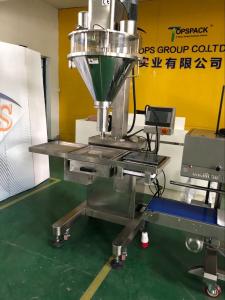 China Stainless Steel Milk Pouch Packing Machine , PLC Dry Powder Filling Equipment wholesale