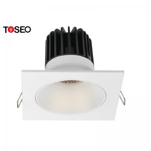 China 10W IP 20 Square Smart Home LED Light Anti Glare White Ceiling Downlights on sale